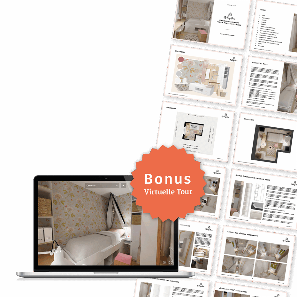 Vorschau für dein individuelles Einrichtungskonzept inklusive Virtuelle Tour als Bonus