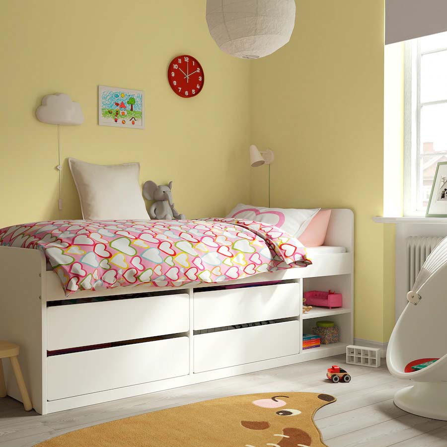 Ikea SLÄKT Kinderbett mit Stauraum